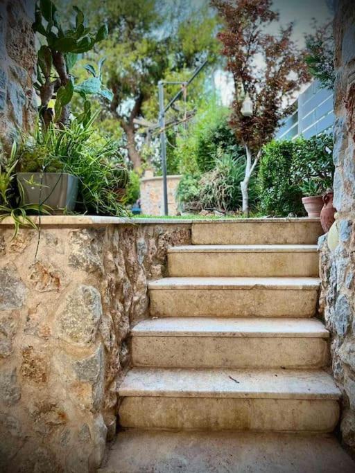 Pórto RáftiΈνας Ευχάριστος Χώρος Με Πισίνα别墅 外观 照片